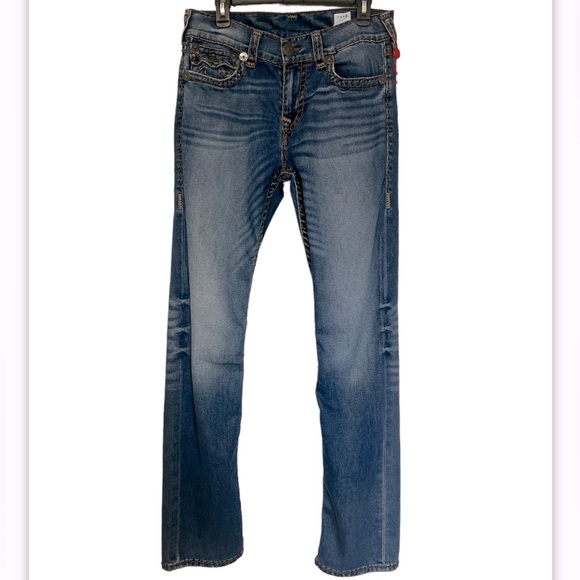 True Religion Ricky Straight with Flap Super T Jeans